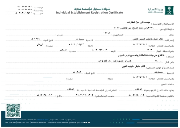 Individual Registration